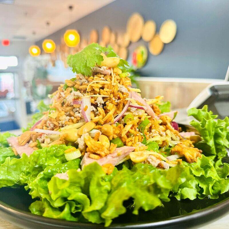 Crispy Rice Salad (Nham Khoa Todd)